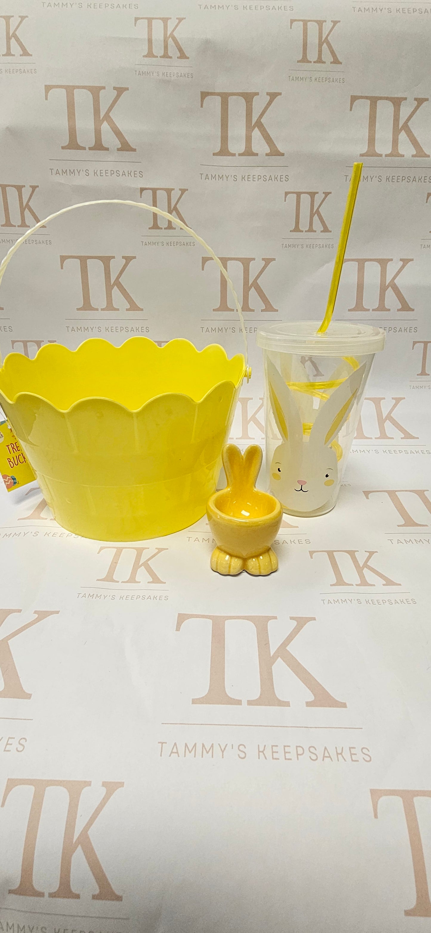 Yellow Easter bucket bundle