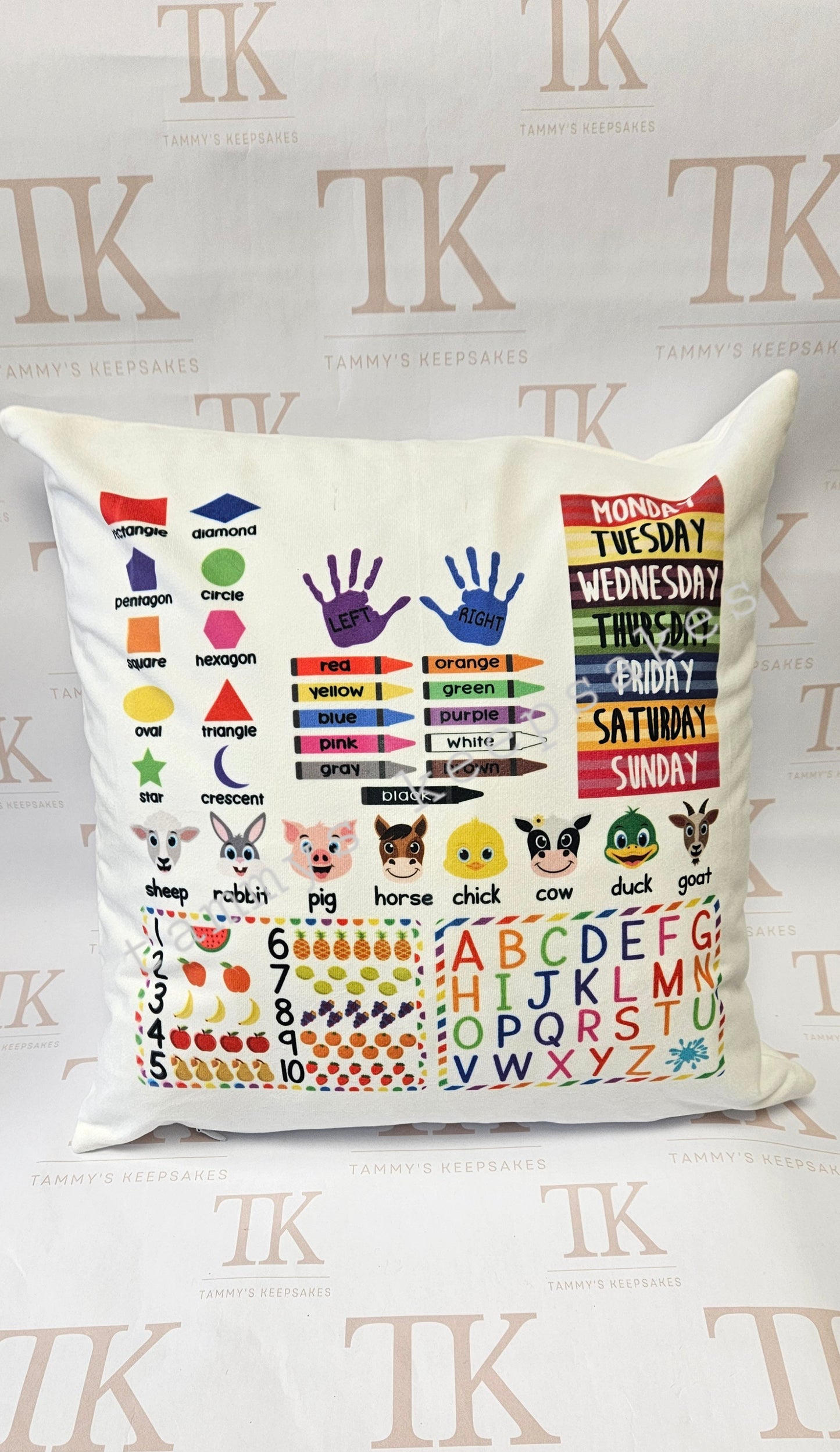 Personalised learning cushion