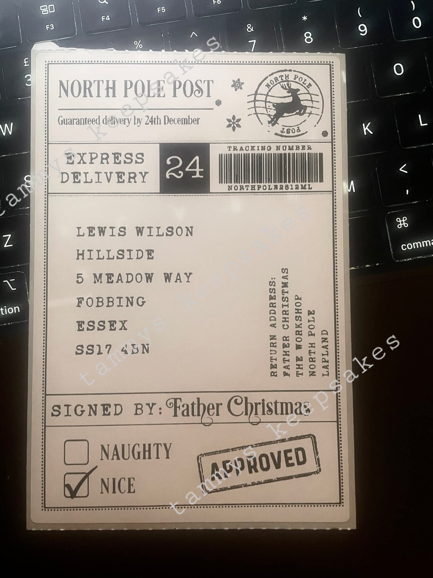 Christmas gift labels