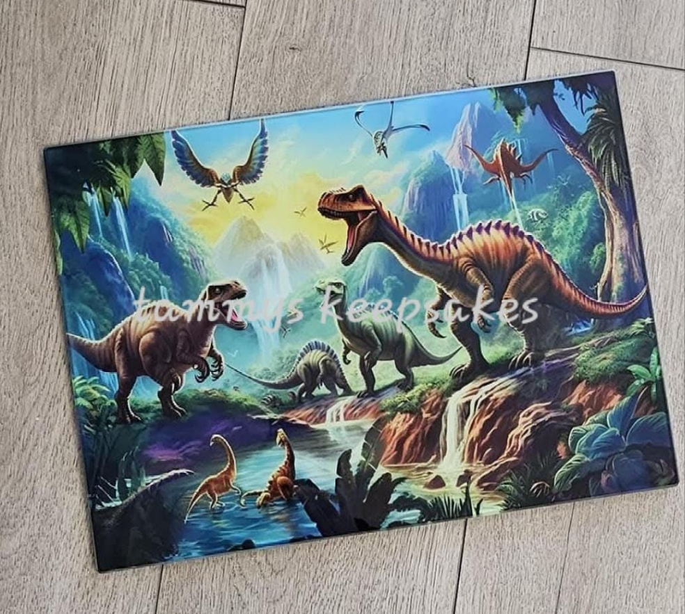 Dinosaur chopping board