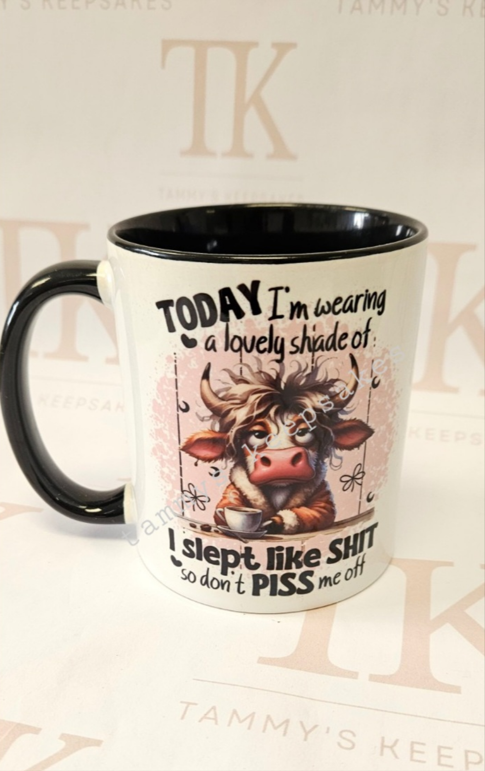 No sleep funny mug