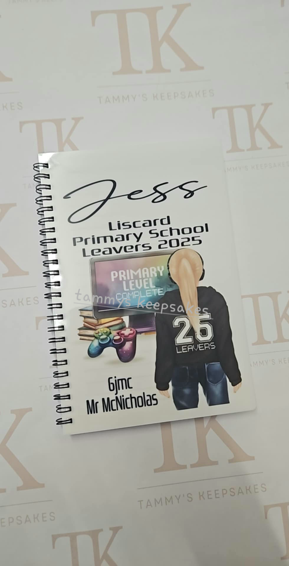 Gamer school leavers books