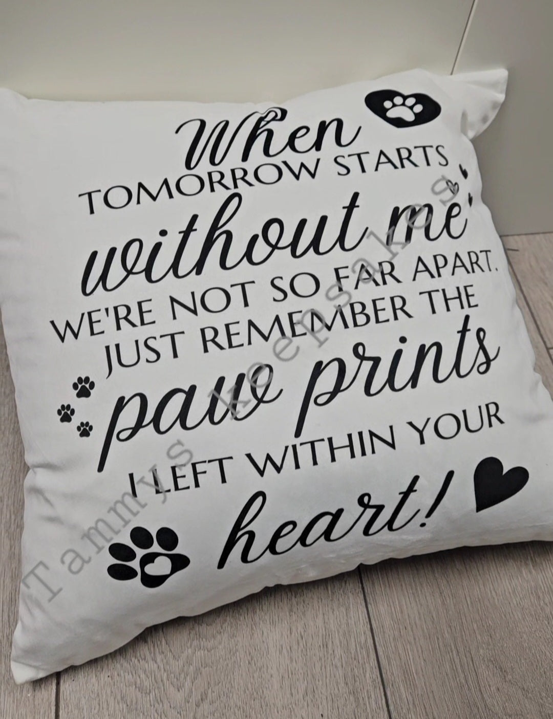 Remembrance pet cushion