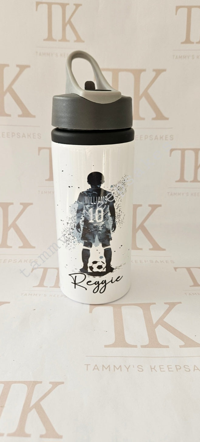 Football player waterbottle