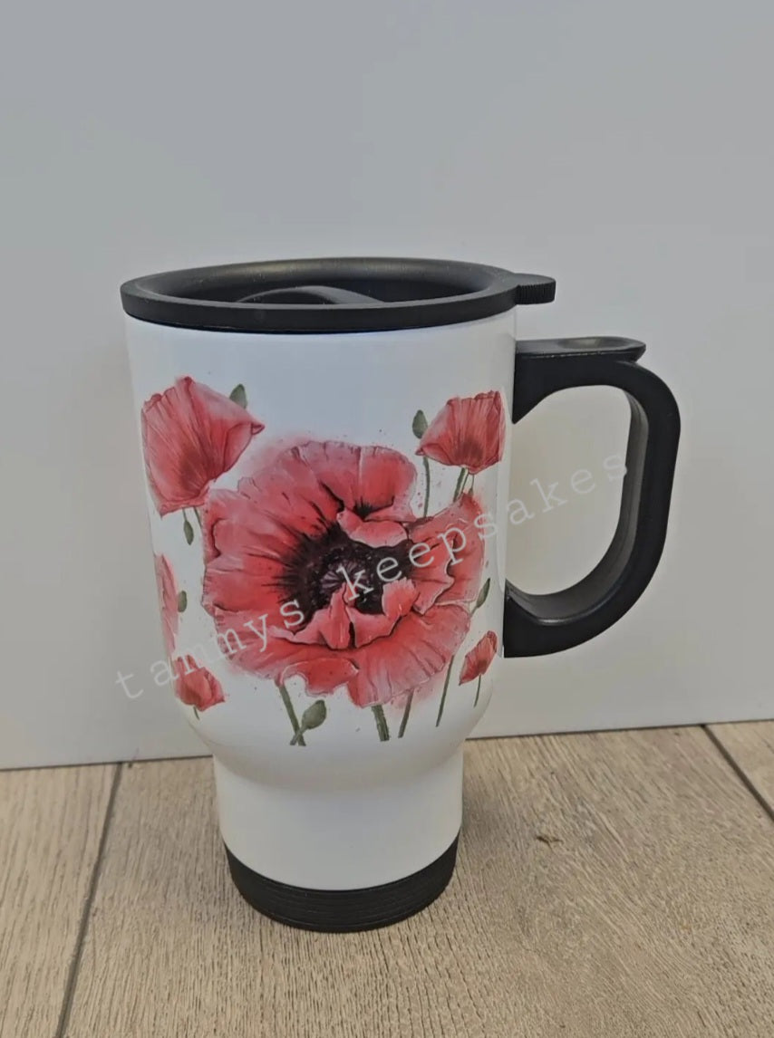 Poppy travel mug