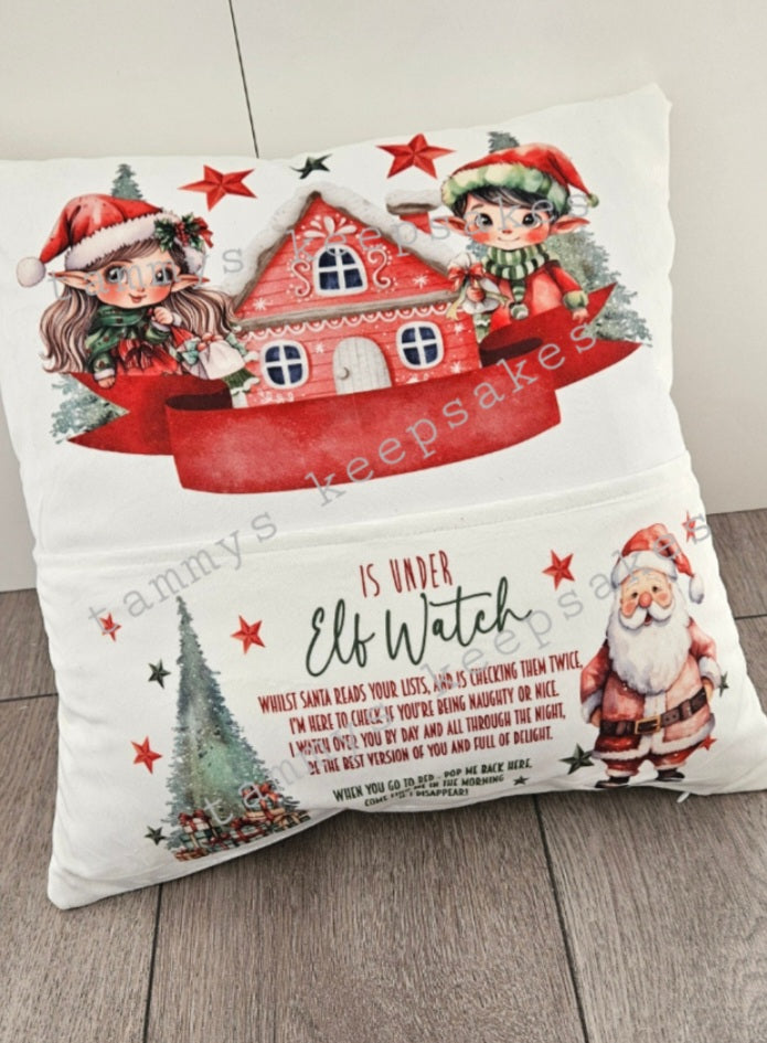Elf watch pocket cushion