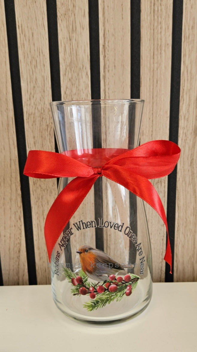 Robin vase