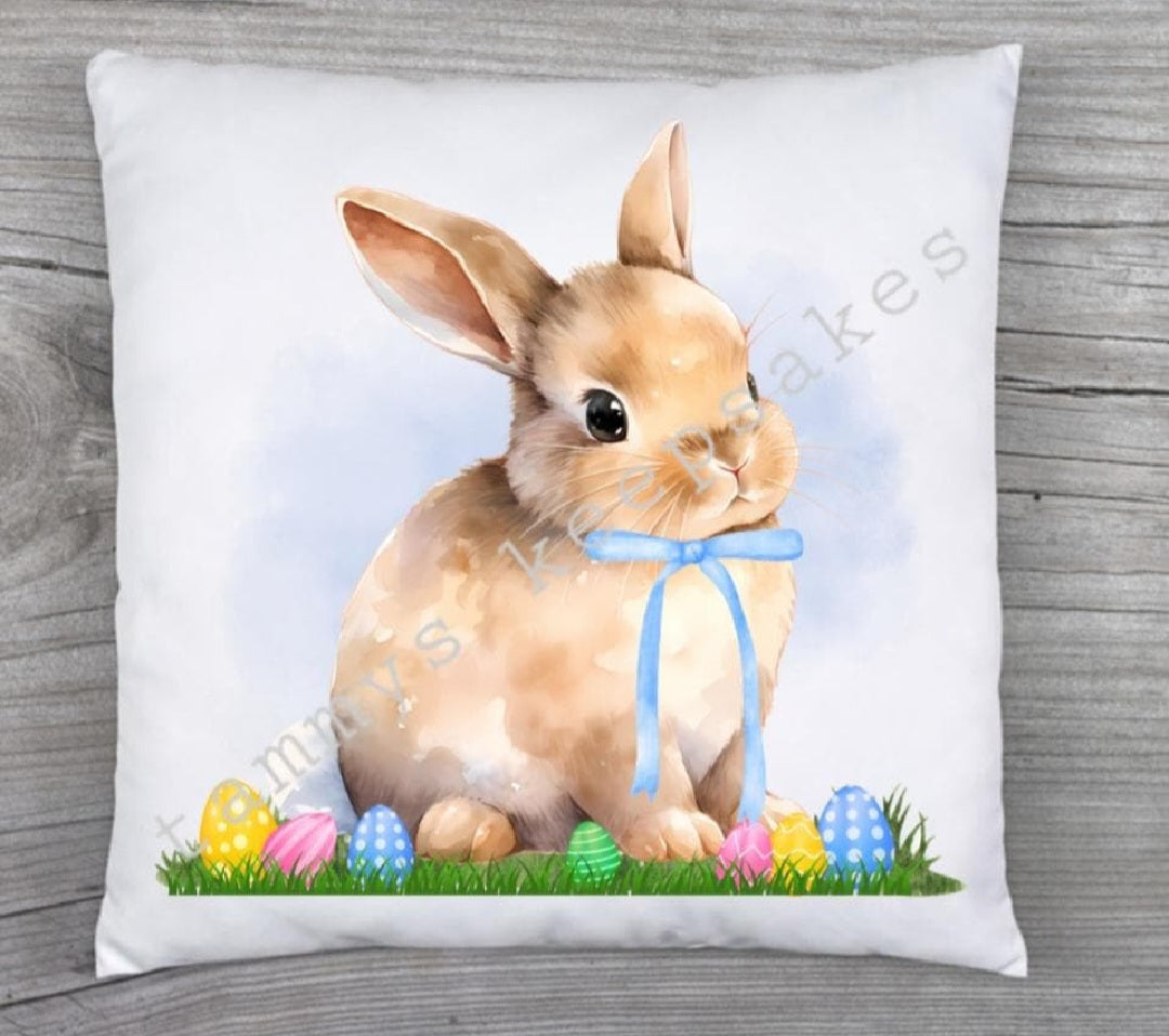 Easter rabbit cushion