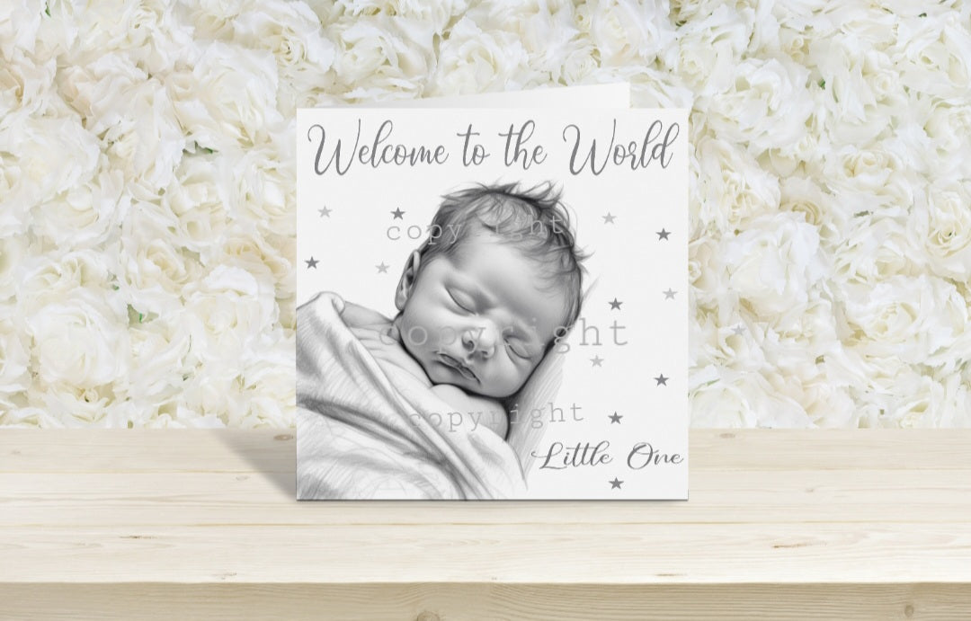New Baby greetings card
