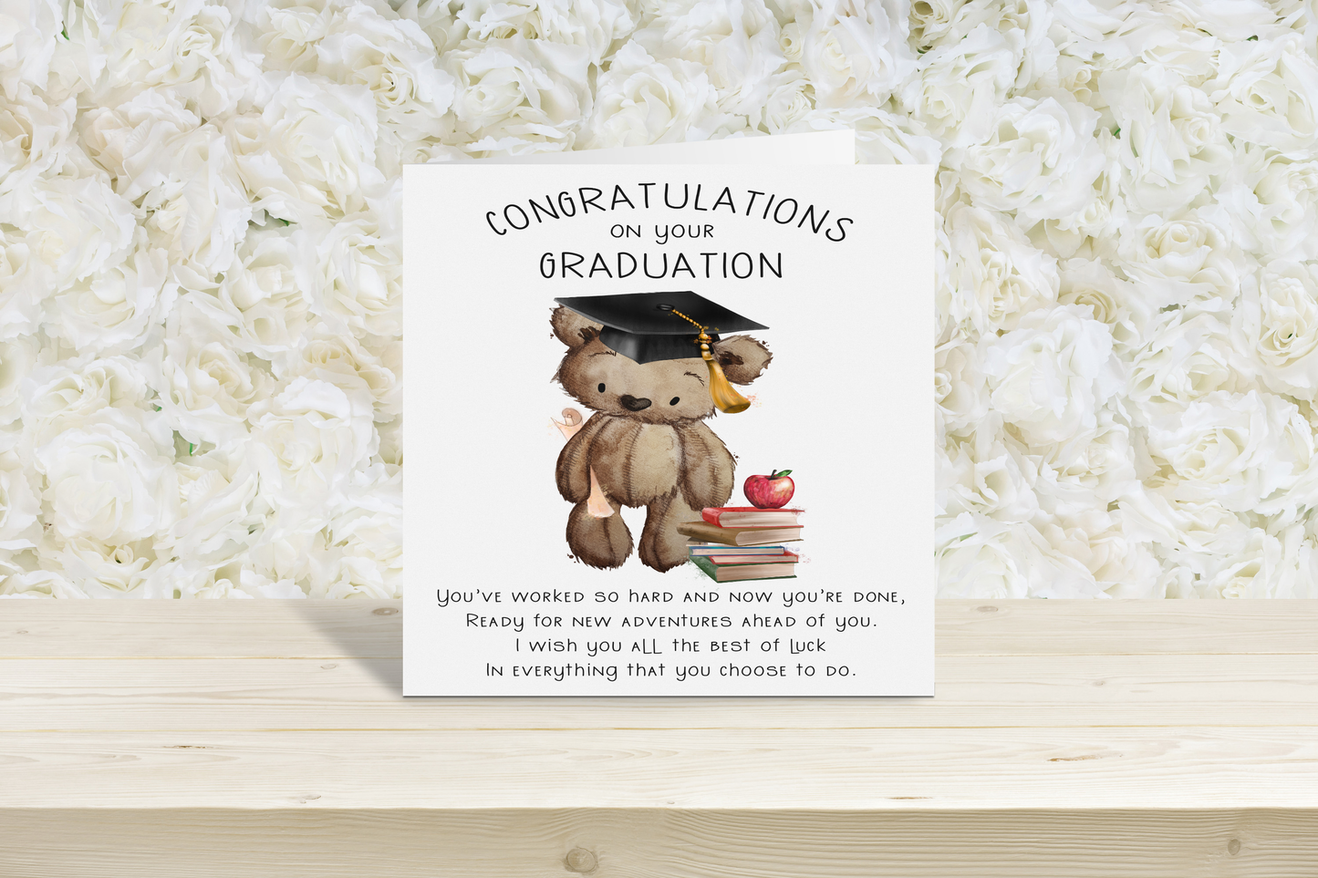 Graduation Bear Card