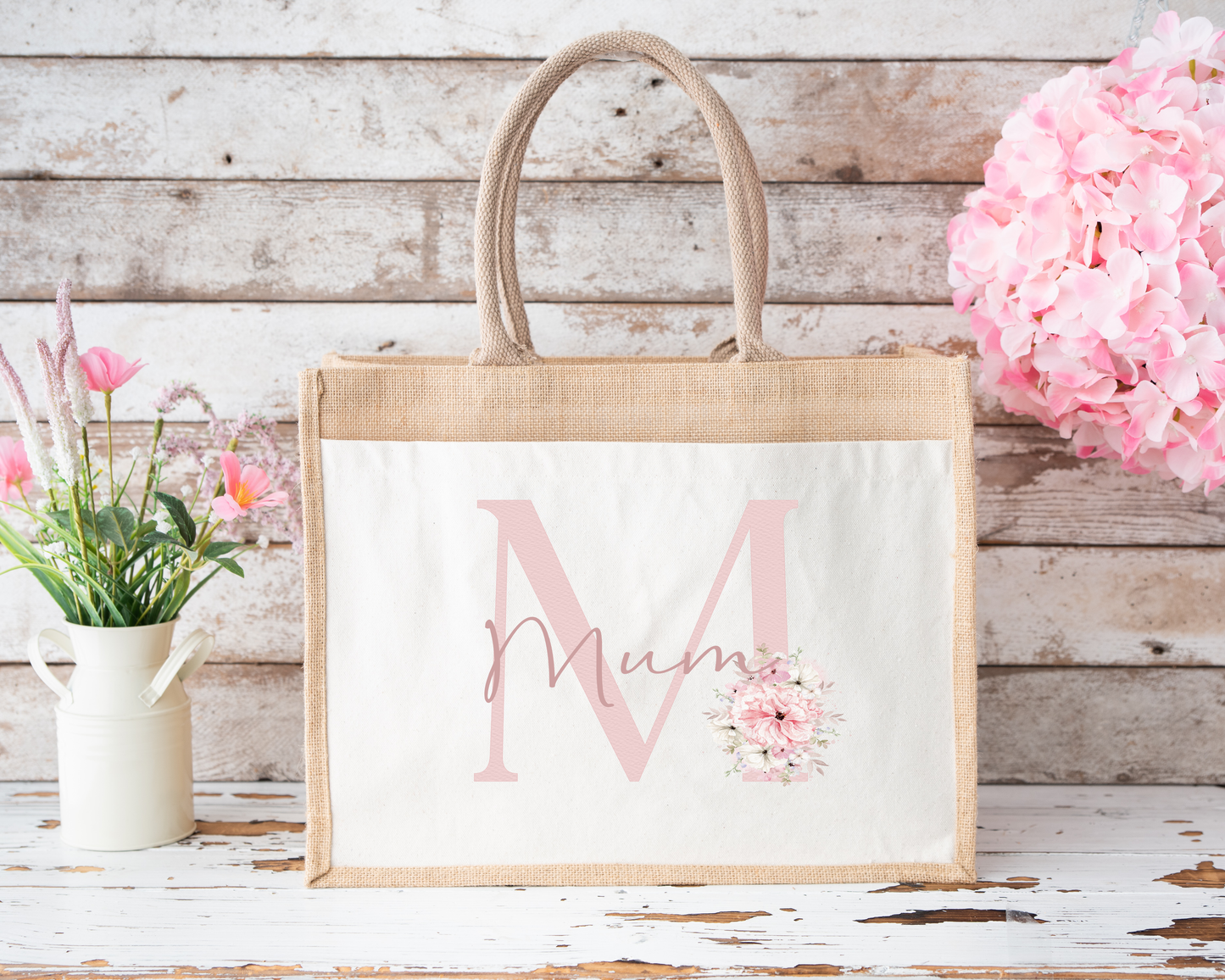 Mum jute bag
