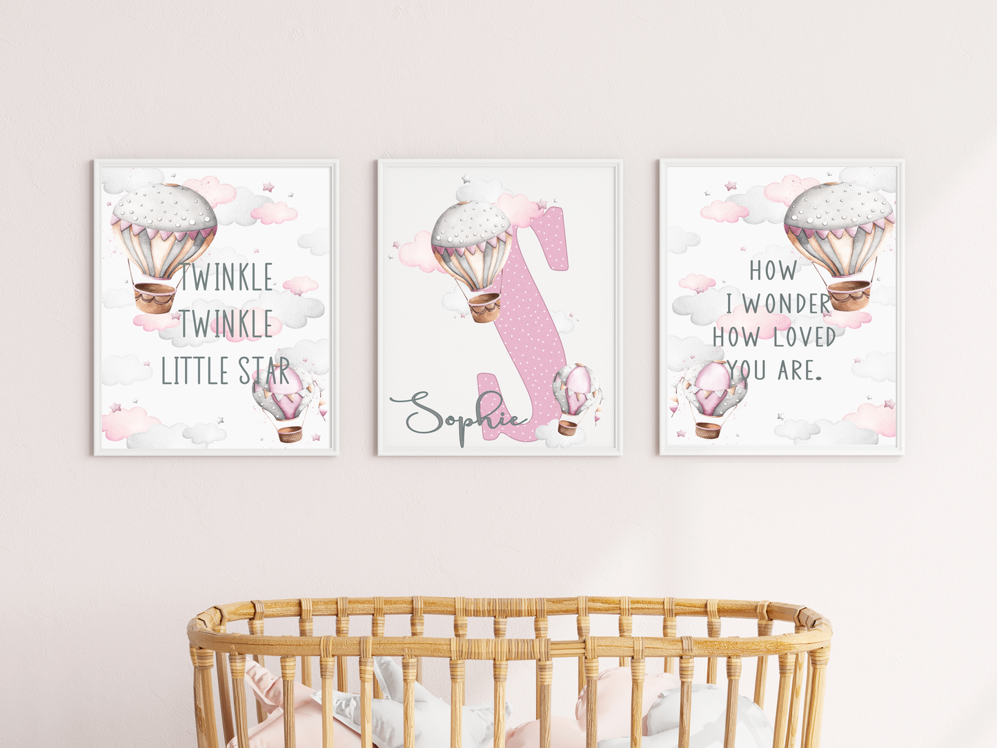 hot air balloon prints.