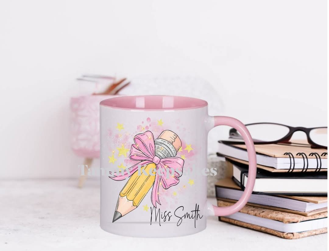 Pink bow pencil gifts