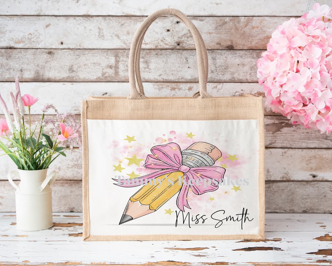 Pink bow pencil gifts