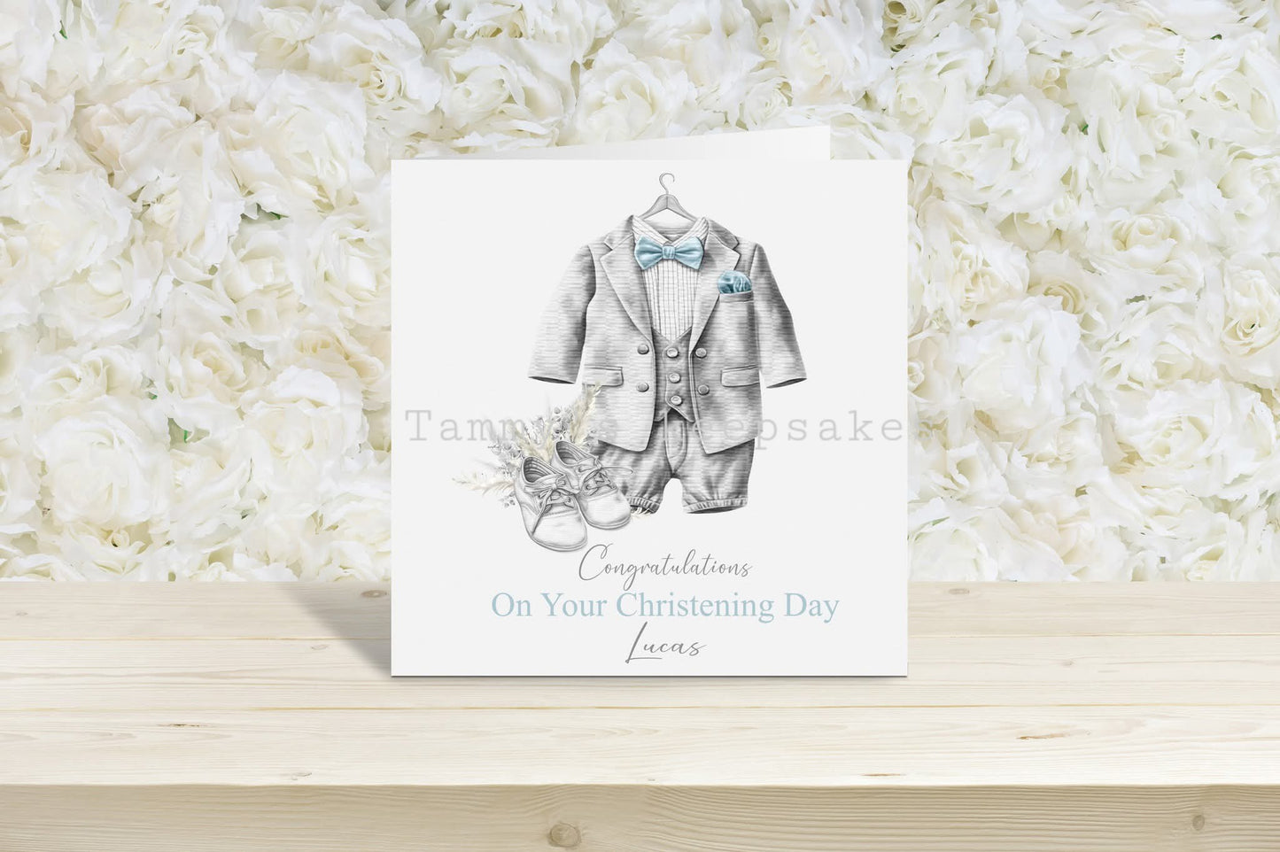Christening day/holy communion card
