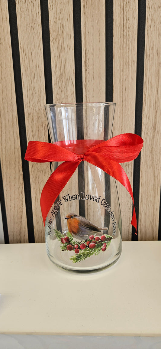 Robin vase