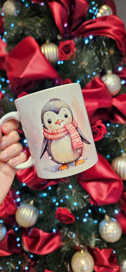 Cute penguin mug