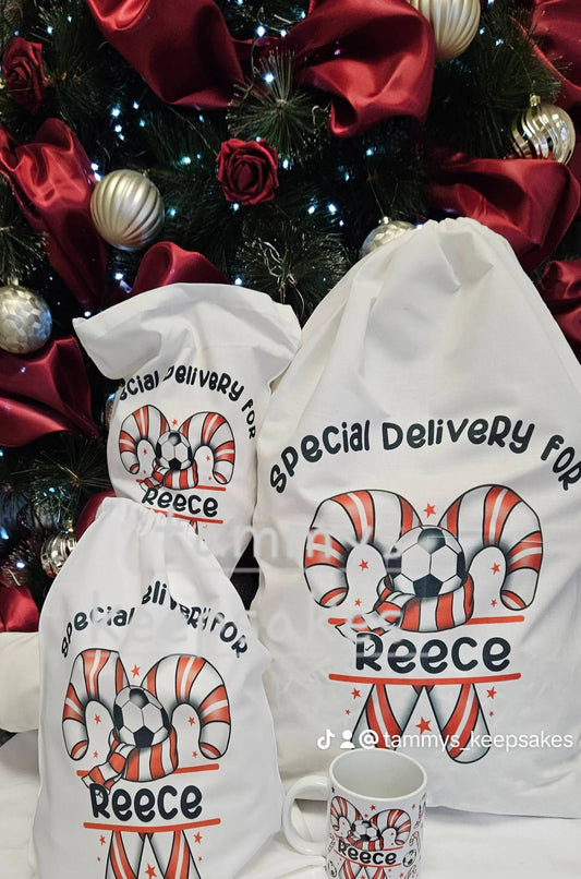 Football christmas sack set