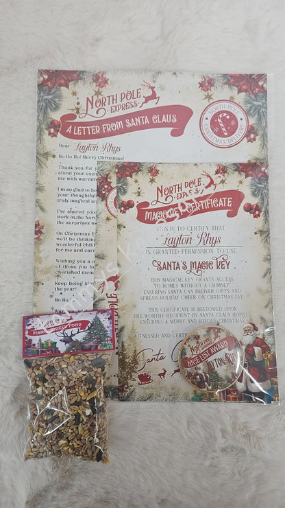 Santa letter set