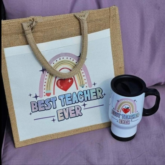 Teacher bag & travel mug