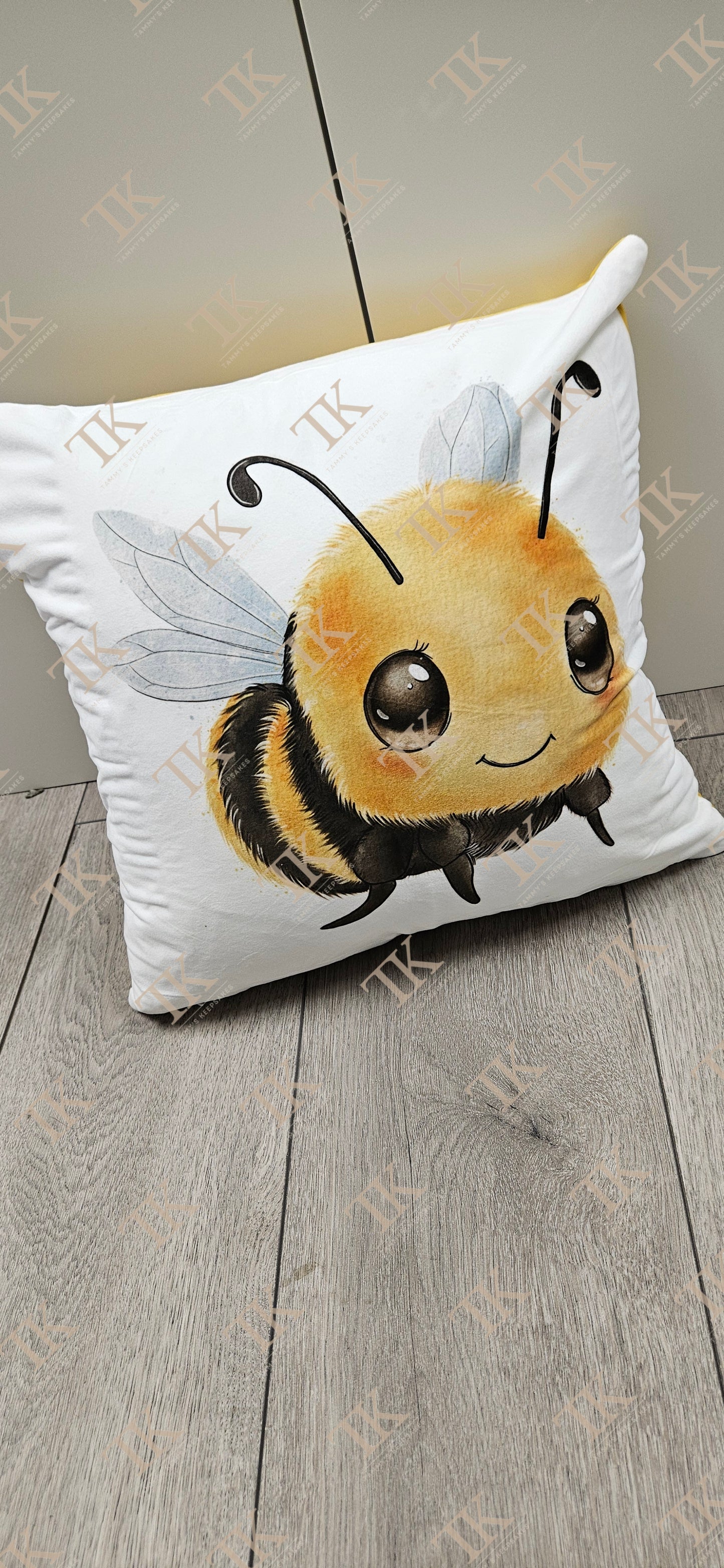 Cute bee cushion