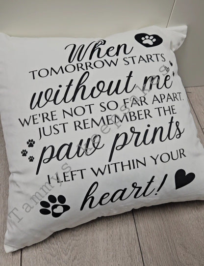 Remembrance pet cushion