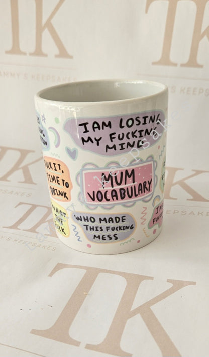 Mum vocabulary mug