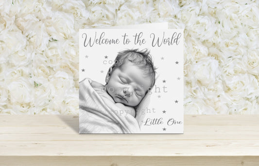 New Baby greetings card