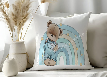Bear rainbow cushions