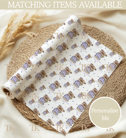 Dungaree bear Wrapping Paper
