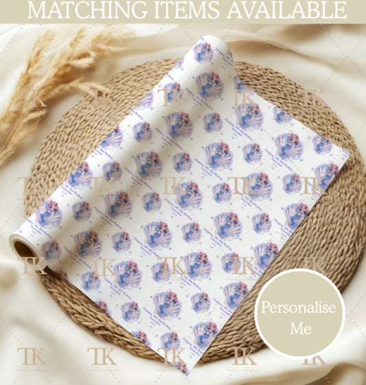 Mermaid shell Wrapping Paper