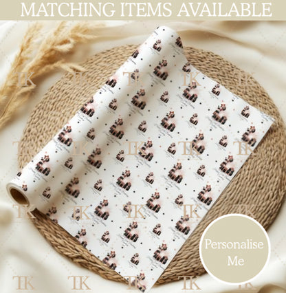 Rose gold shopping wrapping paper