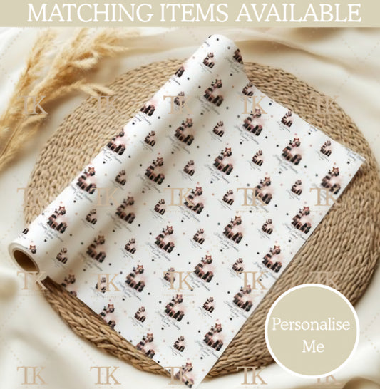 Rose gold shopping wrapping paper