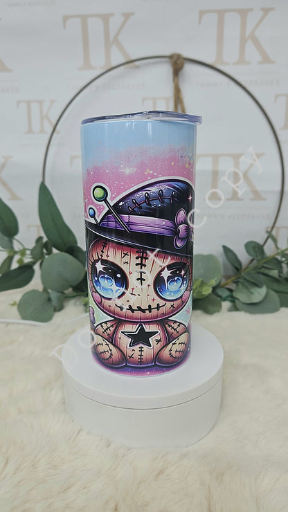 Halloween voodoo tumbler
