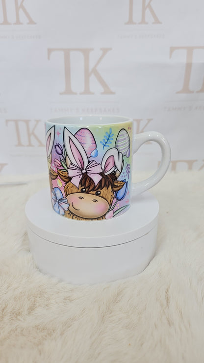 6oz easter ceramic mugs
