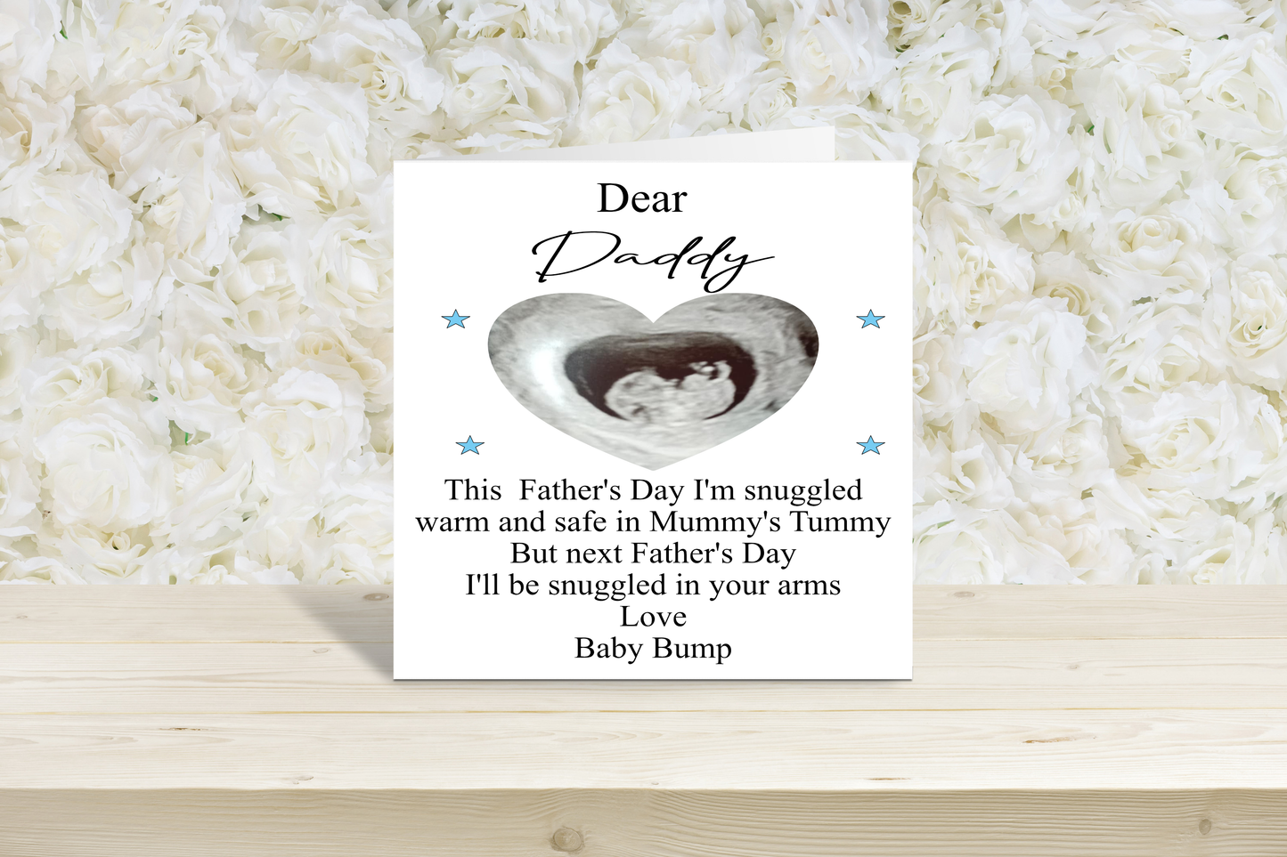 From the bump Fathers day card