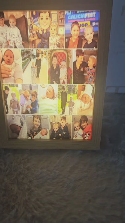 Personalised A5 led light up photo frames