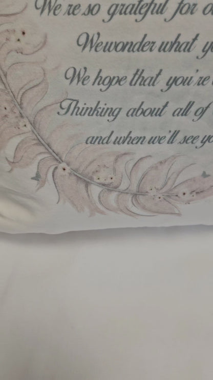 Mum memorial cushion