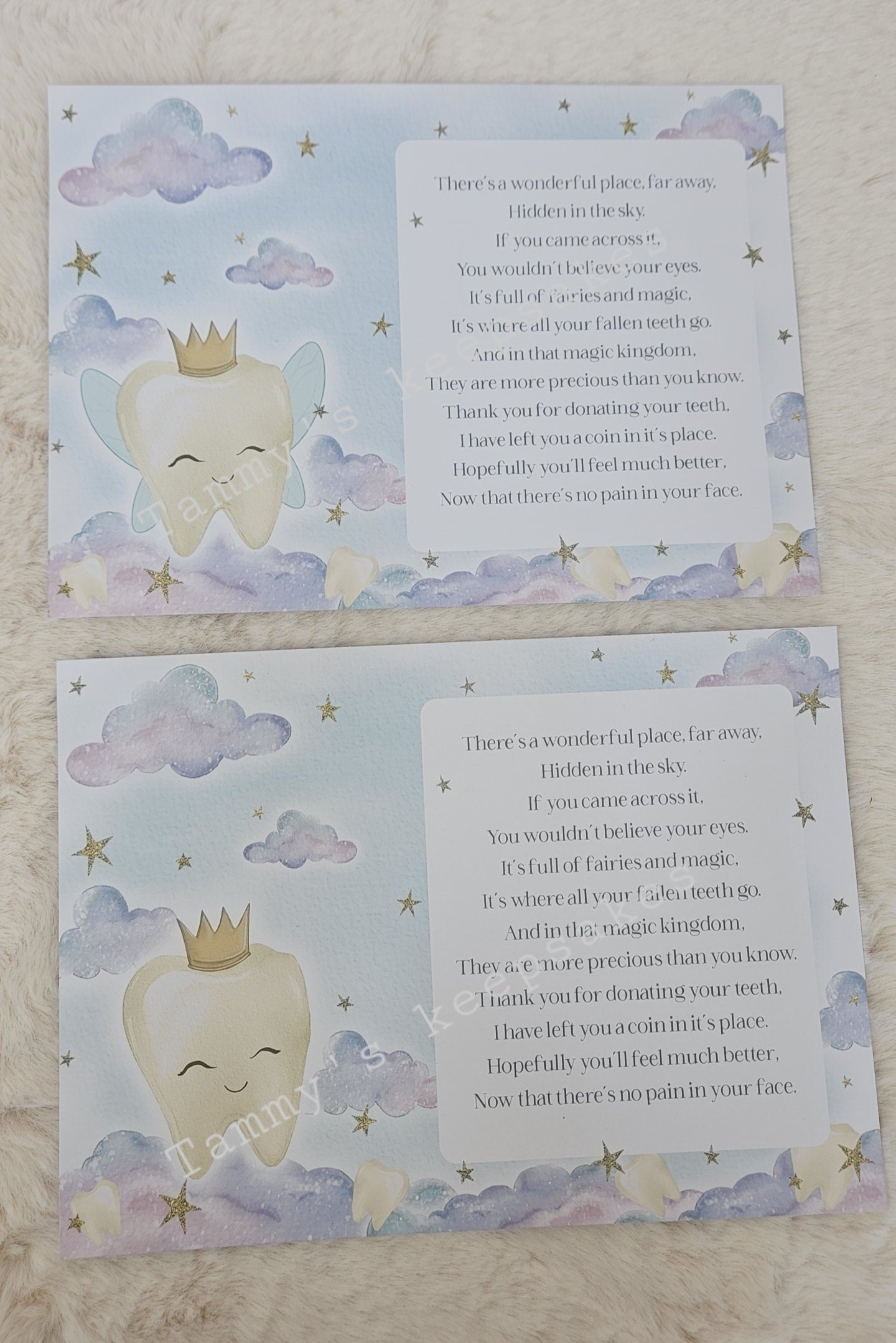 Tooth fairy certificate