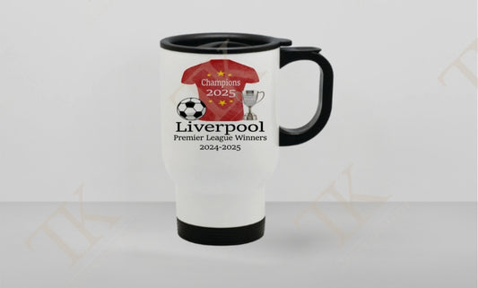 Liverpool champions 2024-2025 stainless steel travel mug