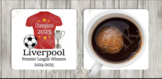Liverpool champions 2024-2025 coaster